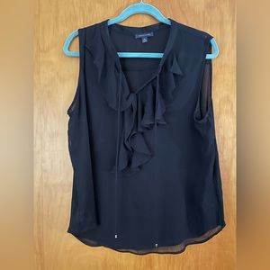 Navy Tommy Hilfiger sleeveless blouse